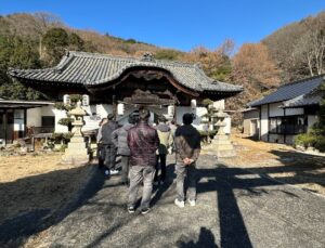 寺見建設の初詣の様子　西片上の恵美須神社